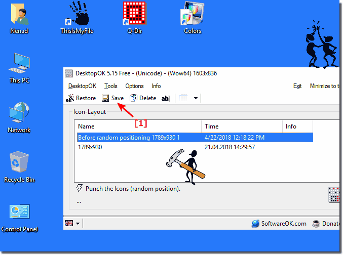 desktopok still wont remember windows icons