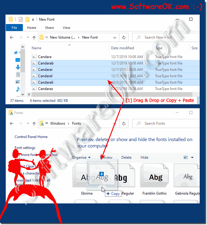 Install Fonts Windows 8