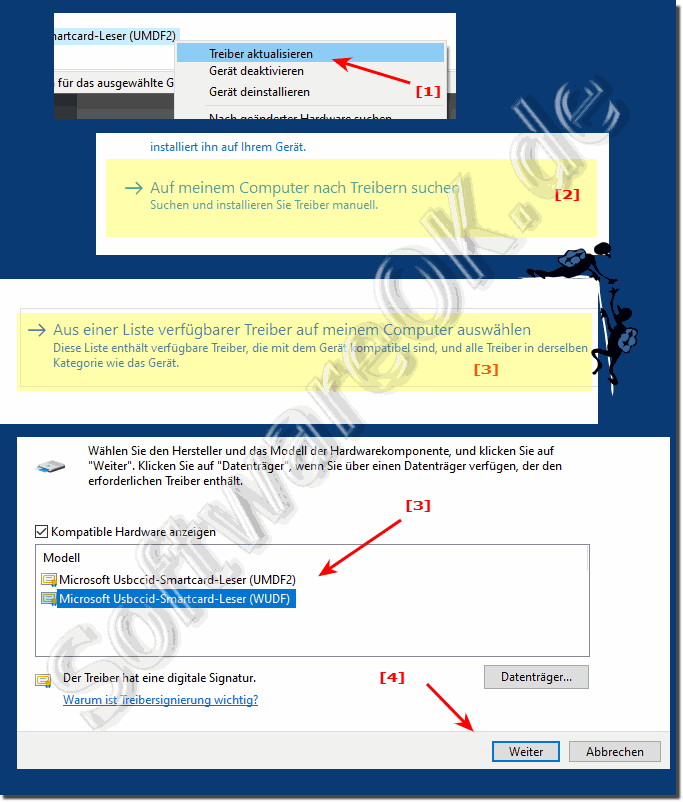 Use Microsoft Usbccid Smartcard Reader WUDF driver on server!