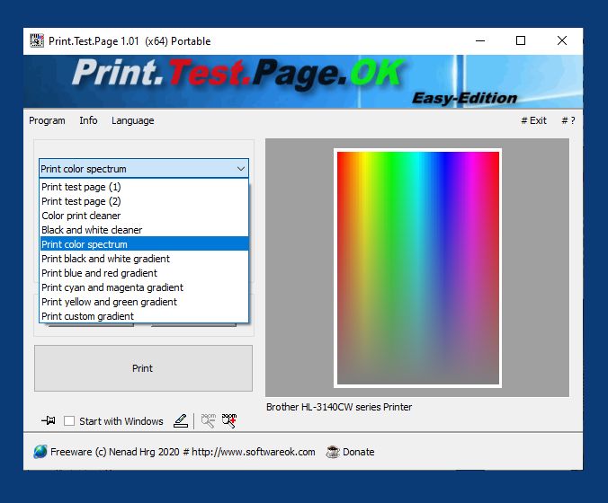 free instals Print.Test.Page.OK 3.01