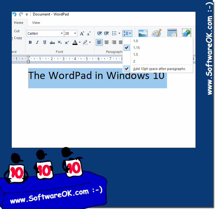 find wordpad in windows 10