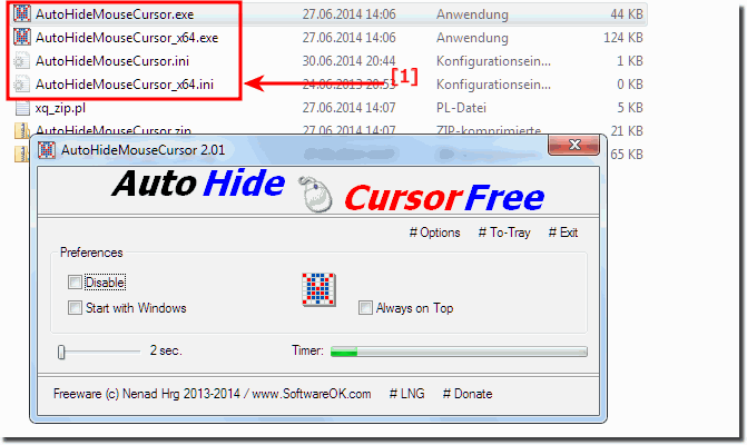 AutoHideMouseCursor 5.51 free