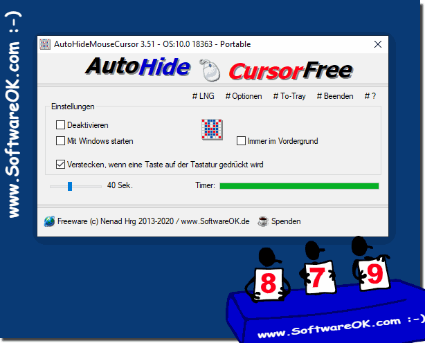 download AutoHideMouseCursor 5.51 free