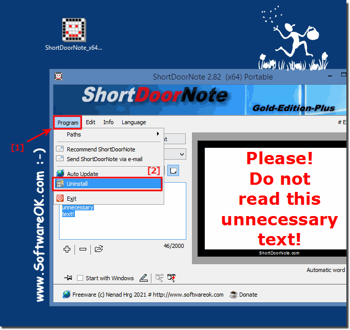 download the new ShortDoorNote 3.81