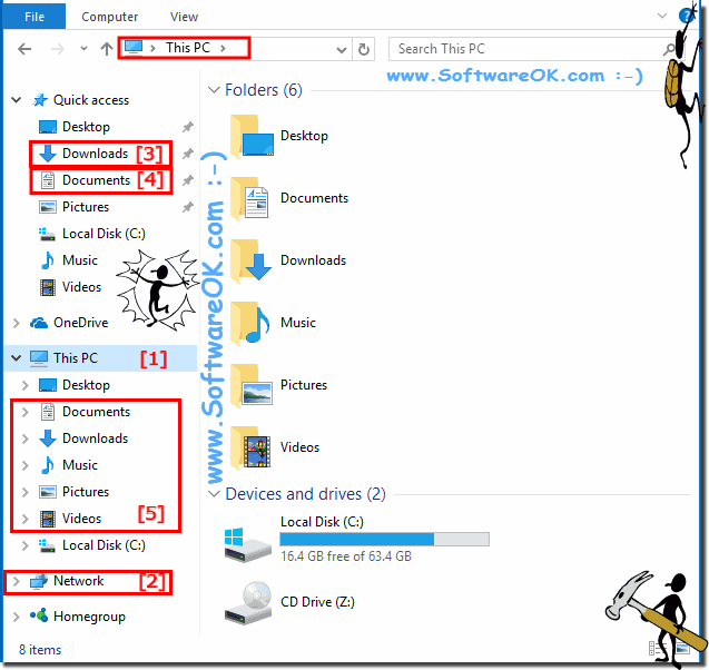 how to create a folder on windows 8