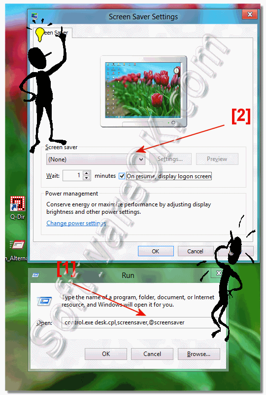 screensaver not working windows 8
