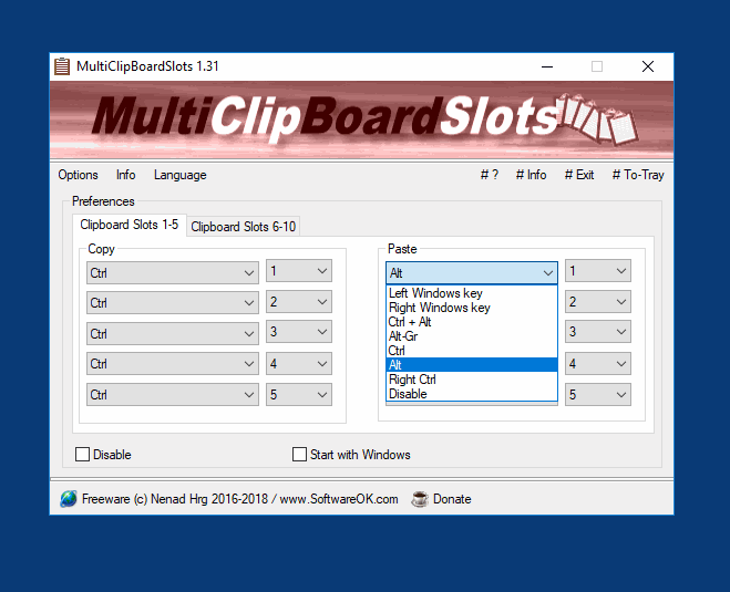 free MultiClipBoardSlots 3.28 for iphone download